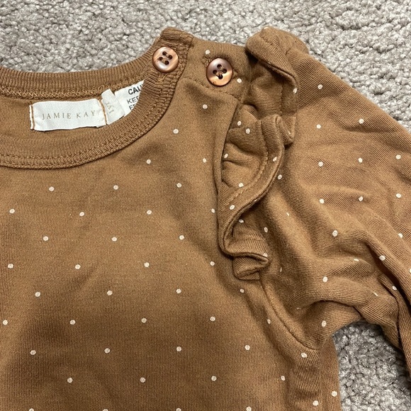 Jamie Kay Tiny Dots Frill Bodysuit - Picture 3 of 8